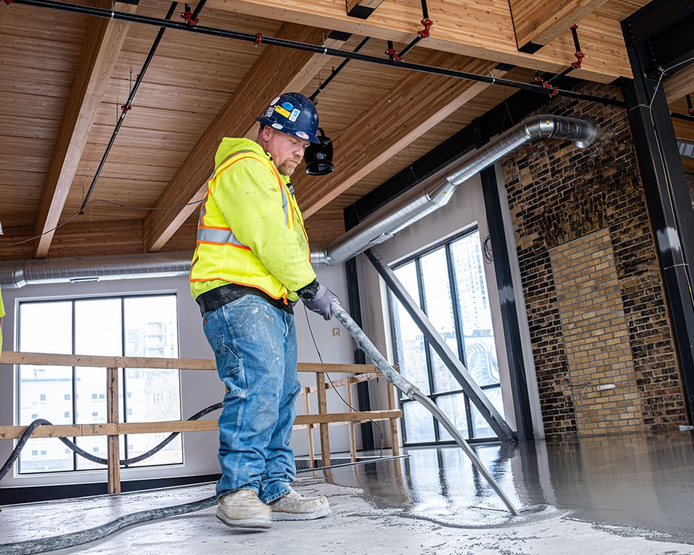 Red Lake Nation College Maxxon and Floor Technologies VersaTop Installation